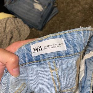 Zara mom jeans